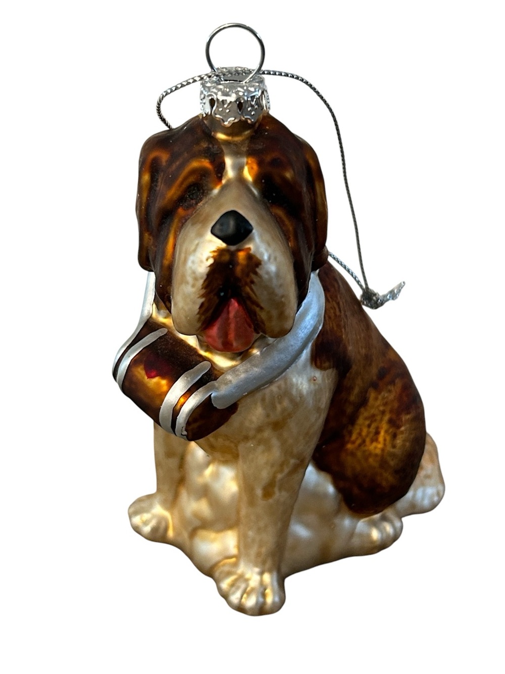 St. Bernard Dog Christmas tree Ornament Pet Holiday Decoration